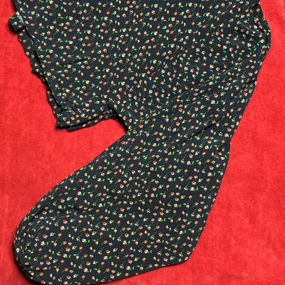 Floral ‘Mustard Seed’ Cropped Long Sleeve